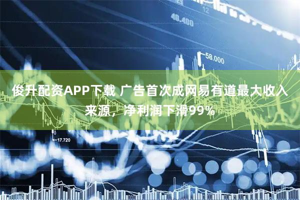 俊升配资APP下载 广告首次成网易有道最大收入来源，净利润下滑99%